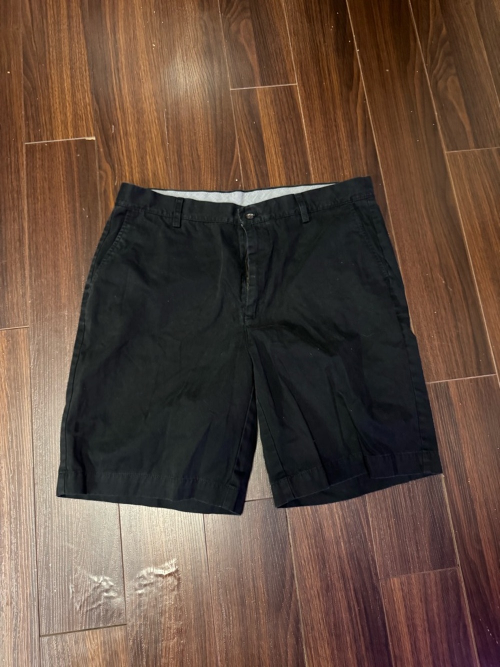 Amazon Essentials Black Flat Front Men's Shorts